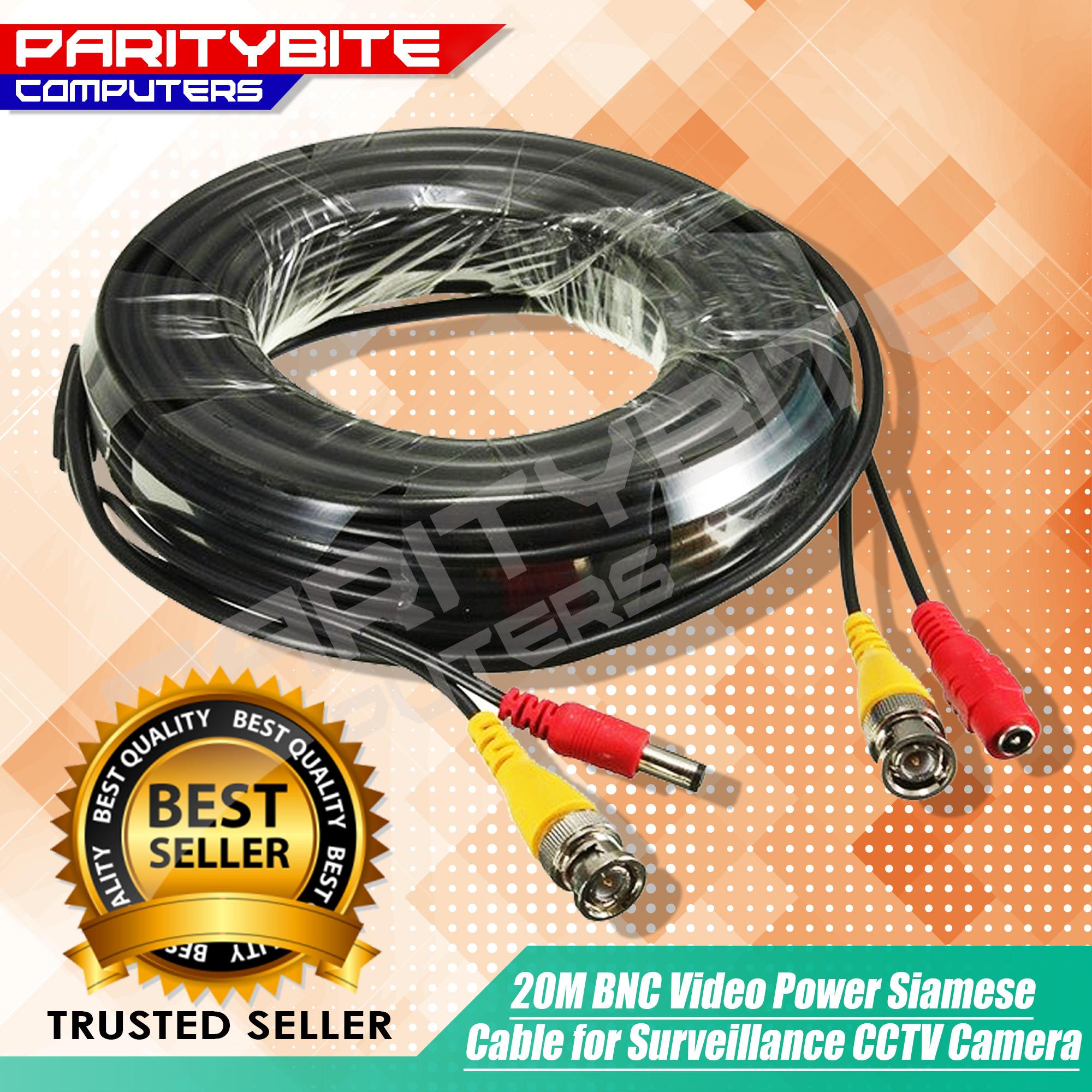 20M BNC Video Power Siamese Cable for 
