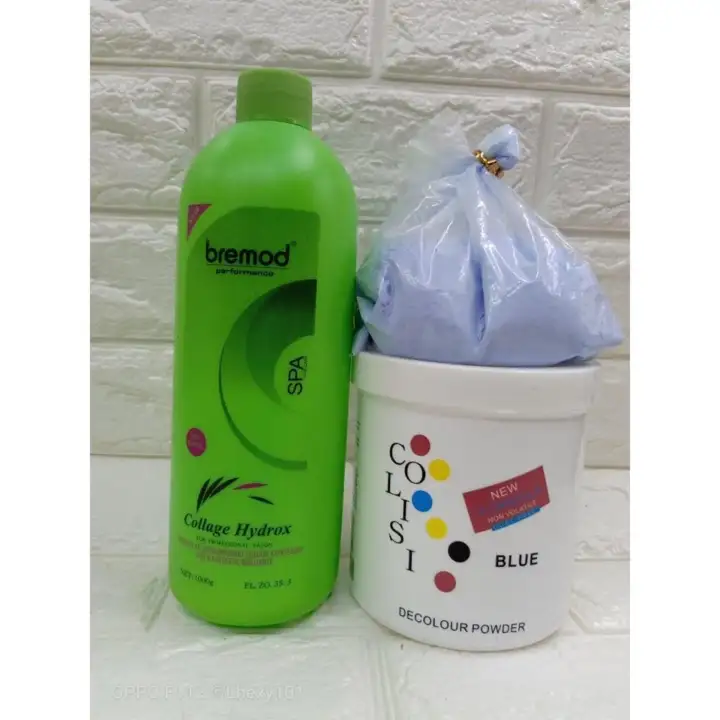 1set Colisi Hair Bleaching Powder With Bremod Oxidizer Developer