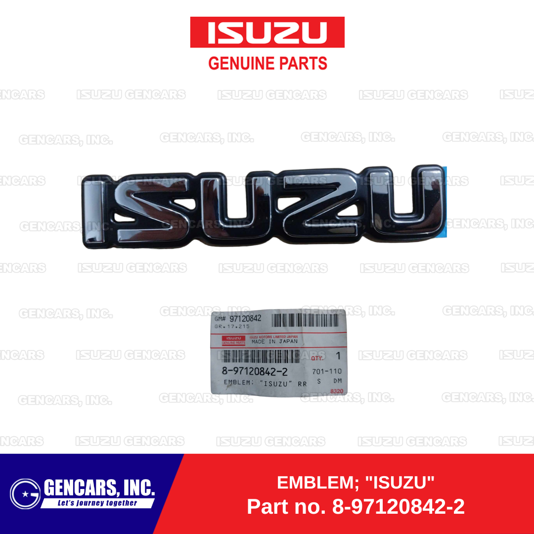 Isuzu Emblem ISUZU for Trooper 1998-2002 (8971208422) (Genuine Parts ...