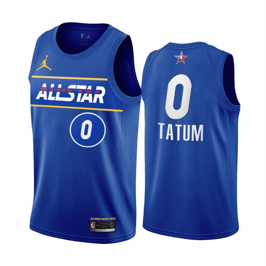 Men's Jordan Brand Jayson Tatum Blue 2020 NBA All-Star Game Name & Number  Player T-Shirt