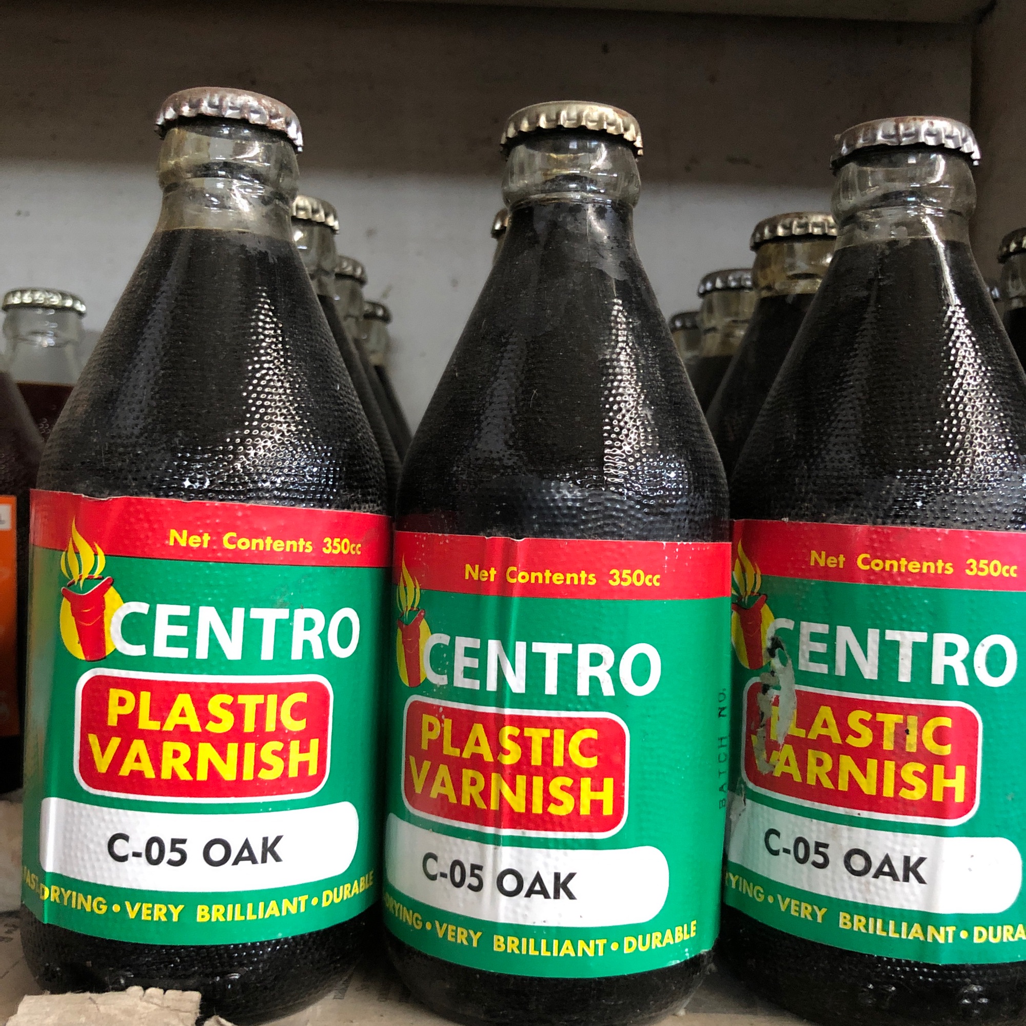 Centro plastic varnish(per bottle) OAK color Lazada PH