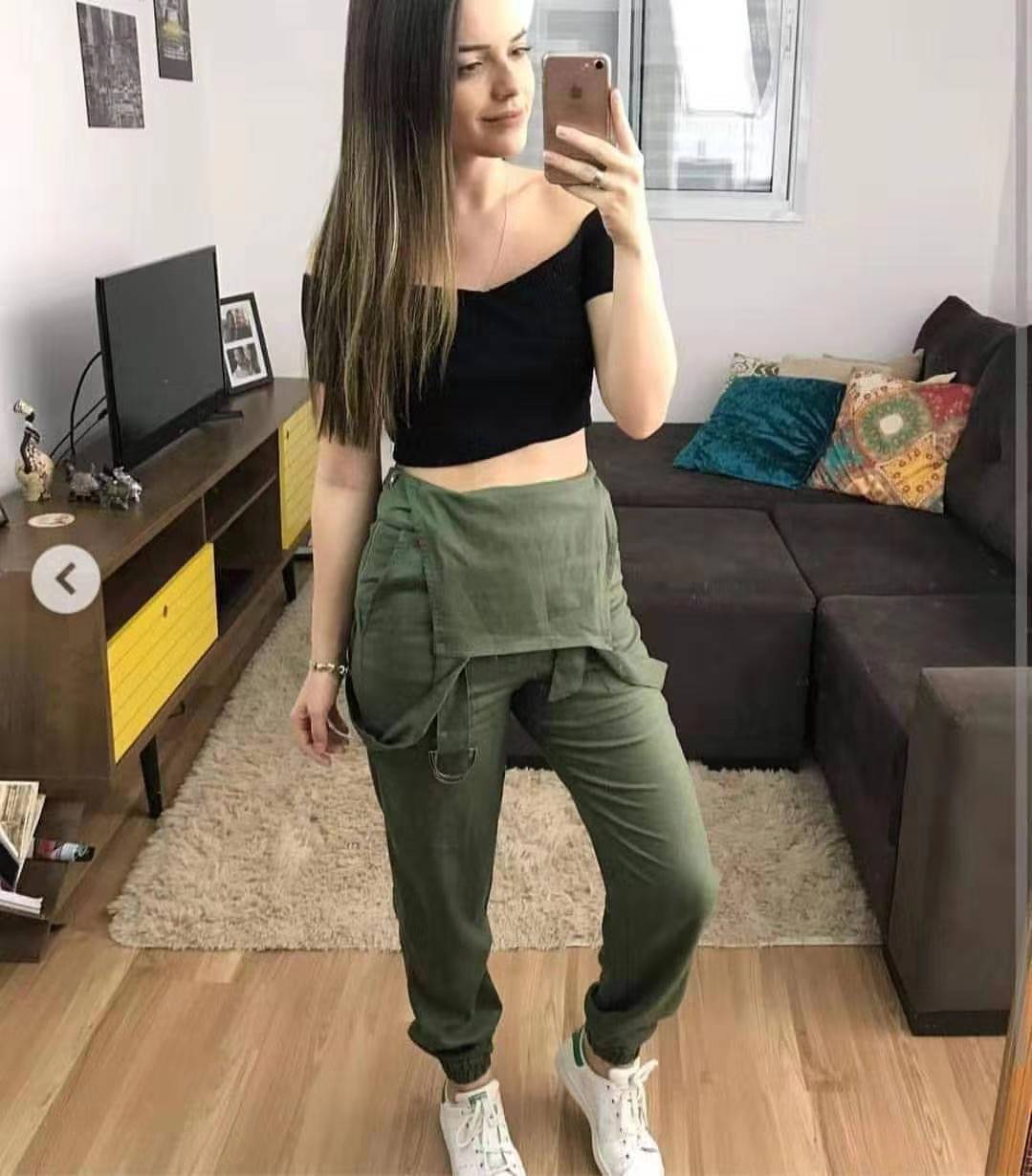 jumper pants with crop top