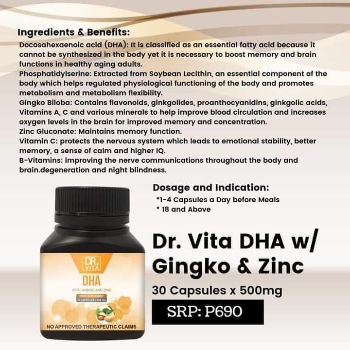 Dr Vita Dha Adults Brain Booster | Lazada PH