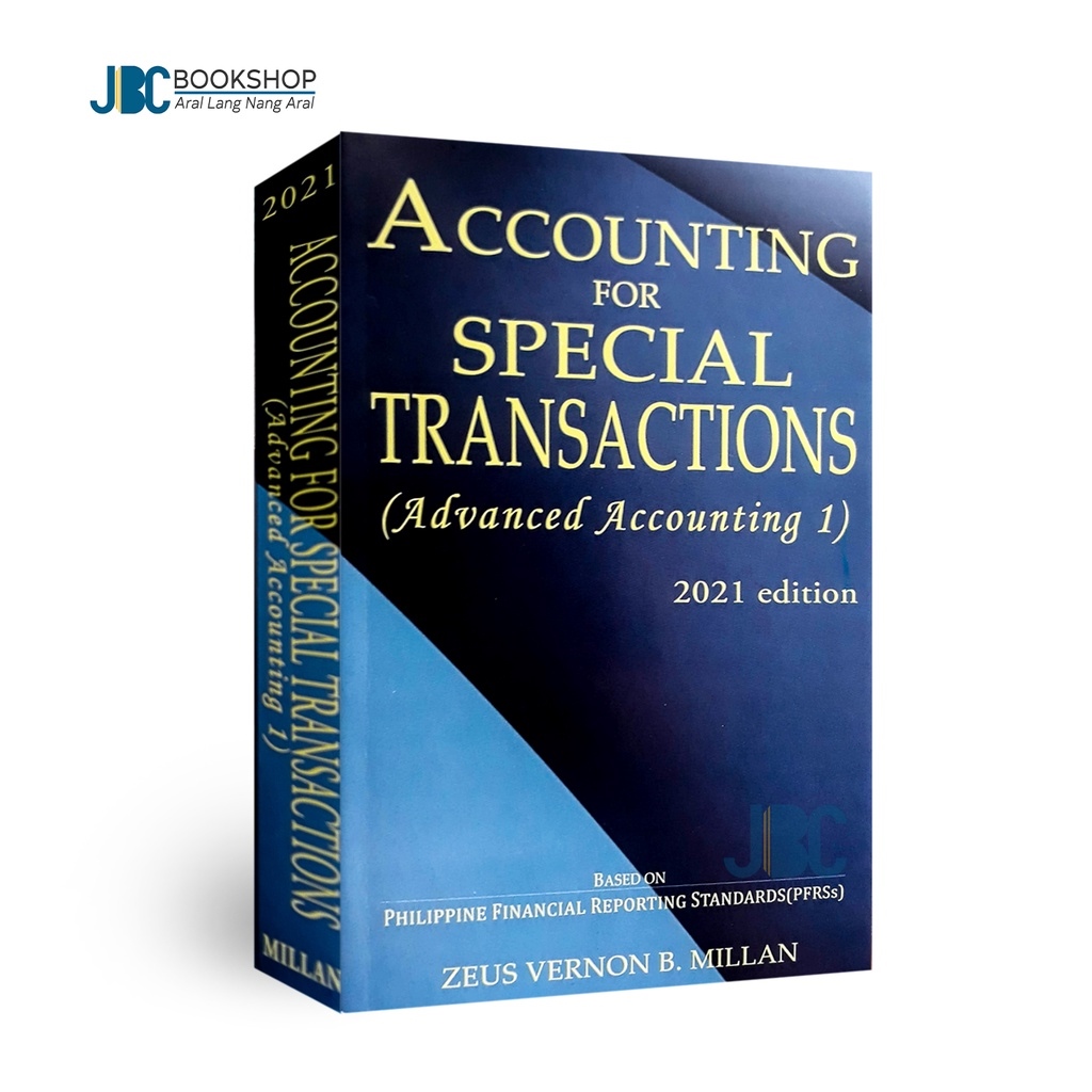 Accounting For Special Transactions (Advanced Accounting 1) 202122 by