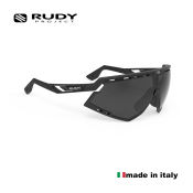 Rudy Project Defender Cycling Eyewear, Black with Smoke Black Lenses