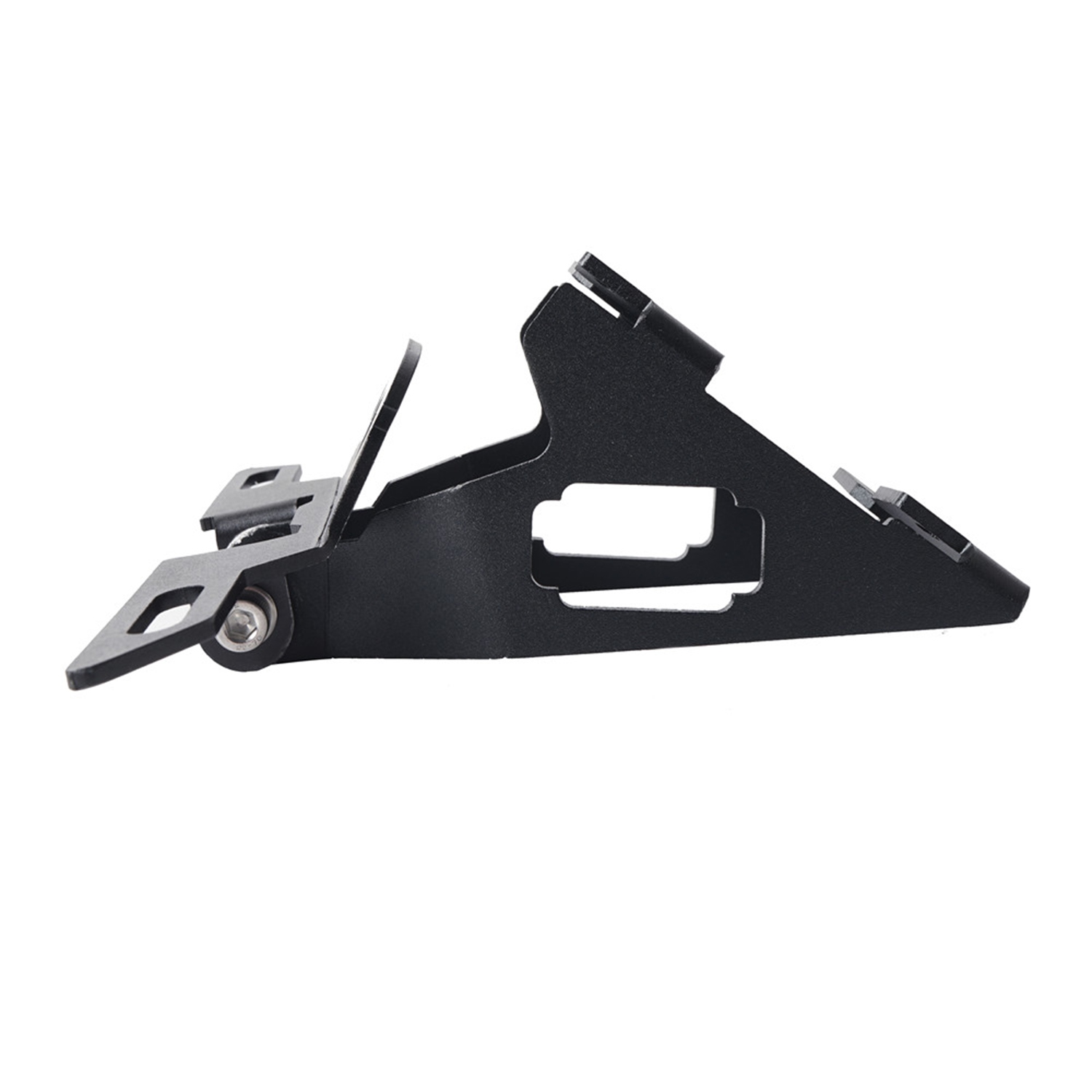 License Plate Bracket Fender Eliminator Kit With LED Turn Signals For Kawasaki Ninja 650 & Z650 2017-2023 – Matte Black