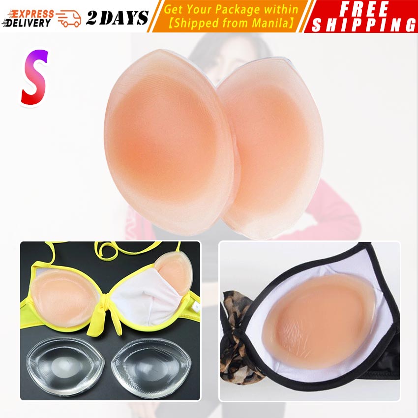 2 Colors】Silicone Bra Pads Push Up Pad for Brassier Chest Enhancers Bra  Insert Pads Sexy Bikini Padding Breast Patch Pads Bra-Pad