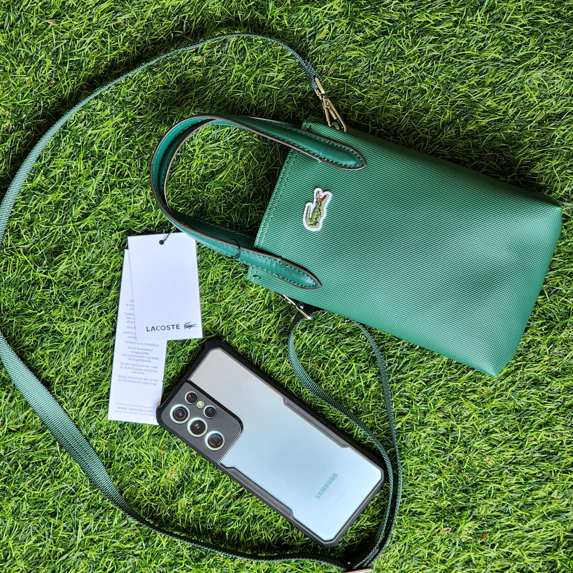 Authentic Vertical Mini Phone Holder Bag Emerald Green Lazada PH
