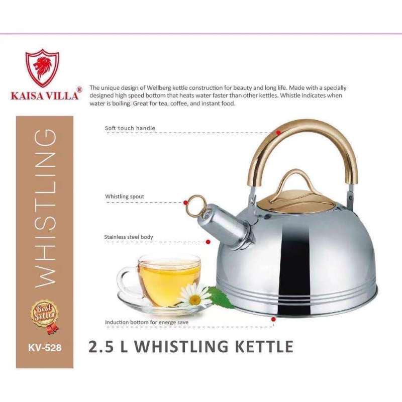 wellberg whistling kettle