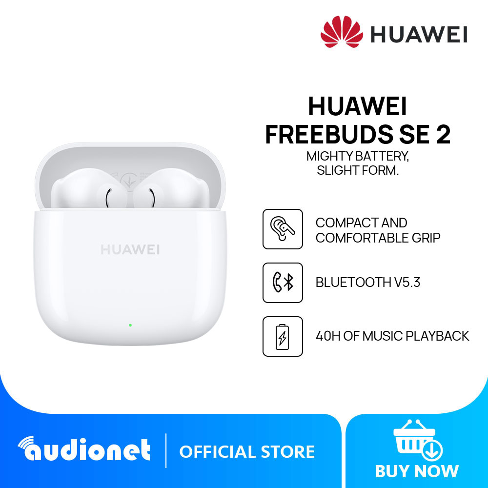 Huawei FreeBuds SE 2 Wireless Earbuds, Bluetooth 5.3, 40 H of Music  Playback, Lightweight and Compact, Fast Charging