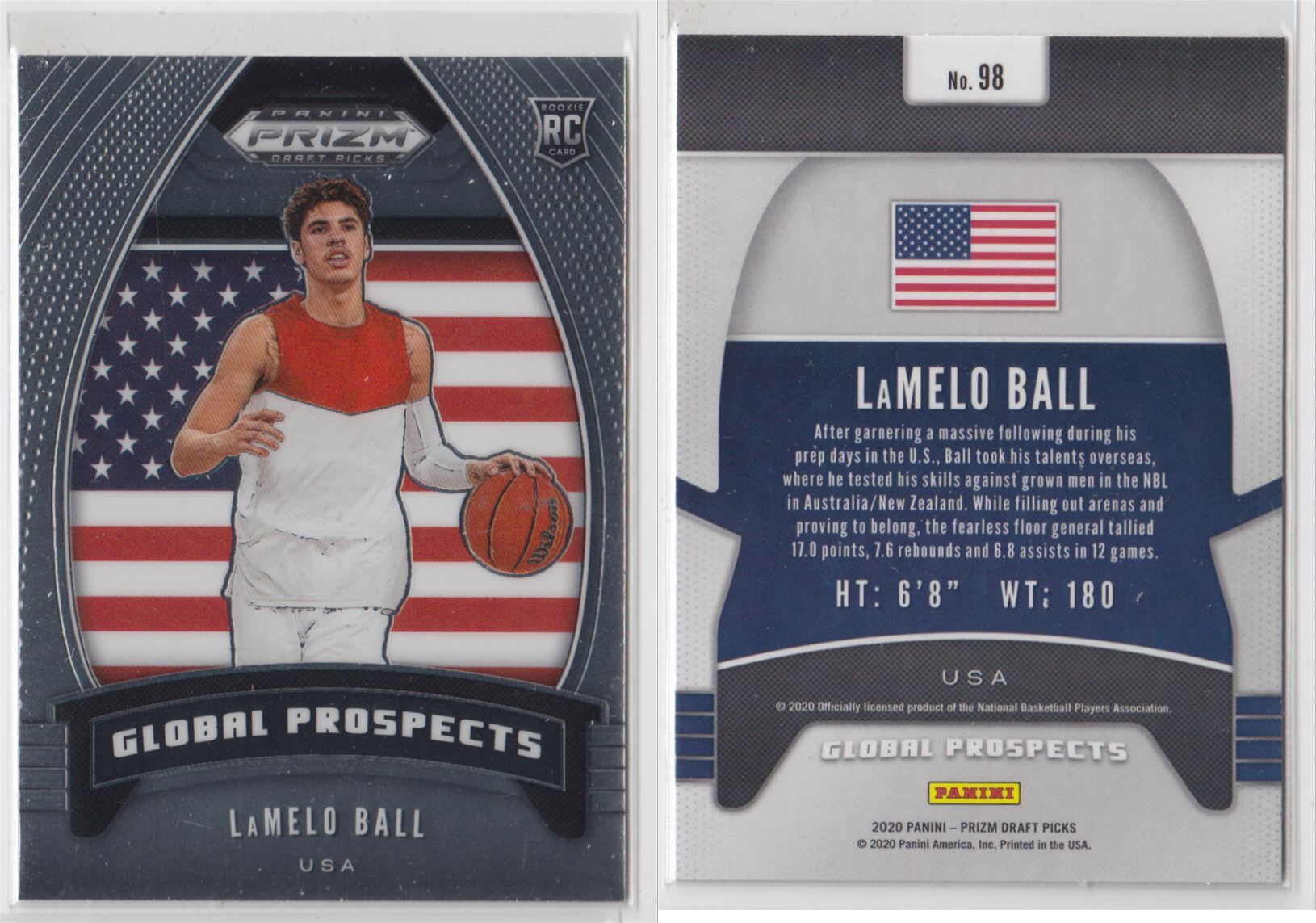 panini prizm lamelo ball