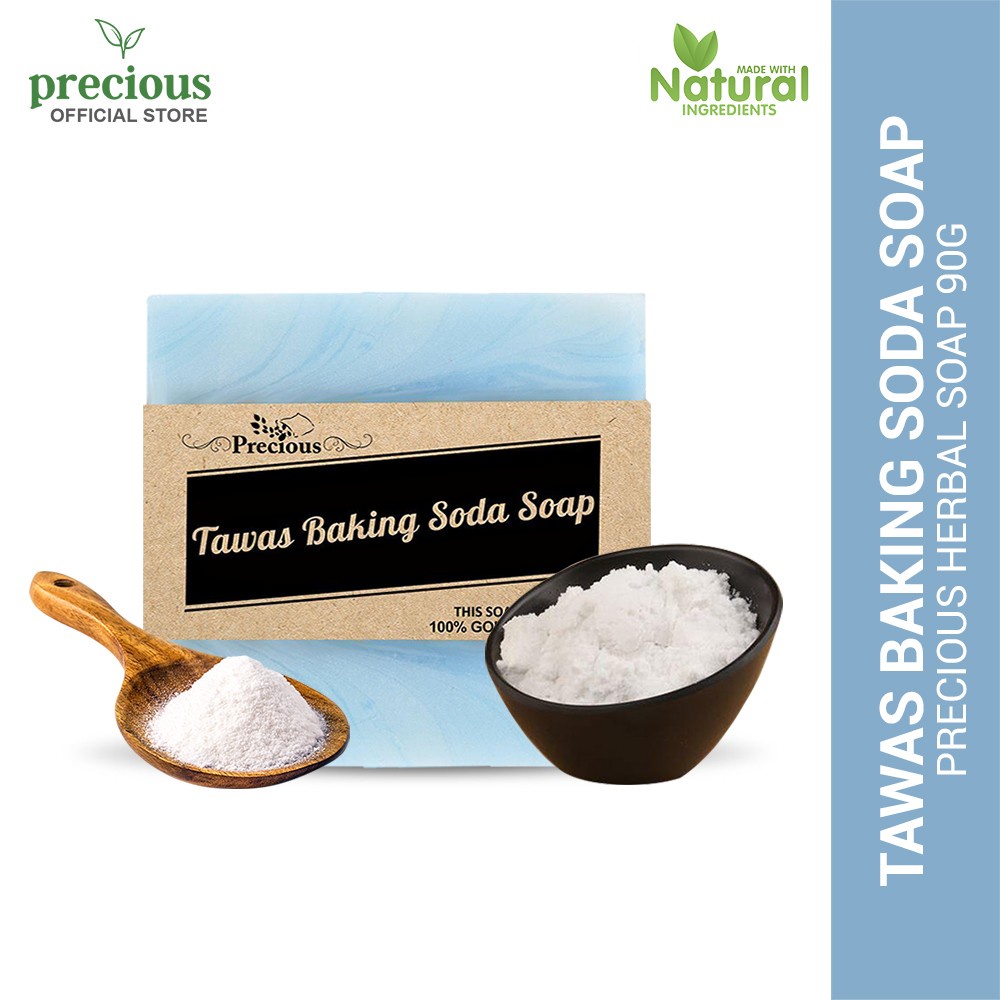 Precious Herbal Solutions Tawas Baking Soda body wash soap facial wash