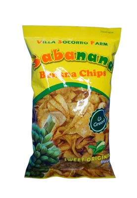 100g Villa Socorro Farms - Sabanana - Banana Chips Sweet Orignal
