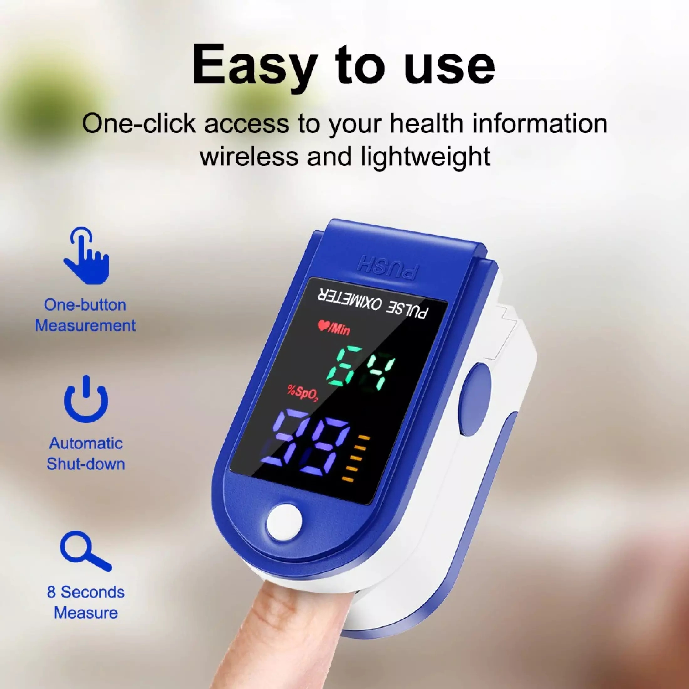 oximeter pulse finger rechargeable Original Finger Pulse Digital