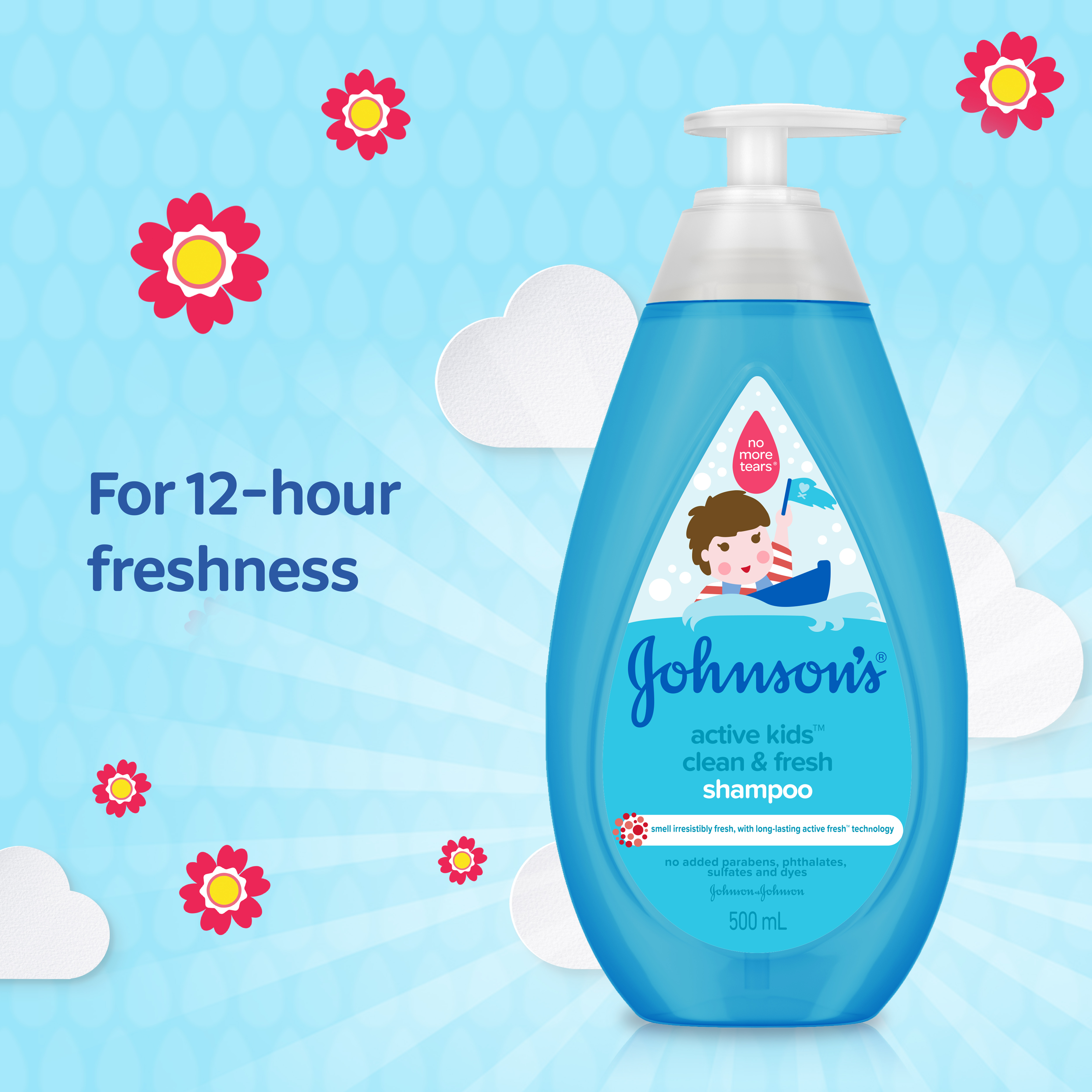 Johnson baby hot sale active fresh shampoo