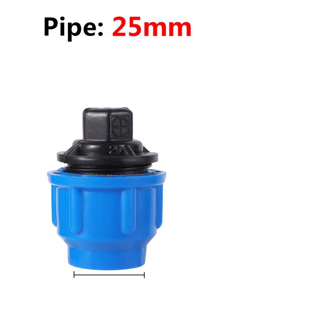 Blue ID 25mm Direct Quick Connector Water Pipe Connectors PE PVC Tube