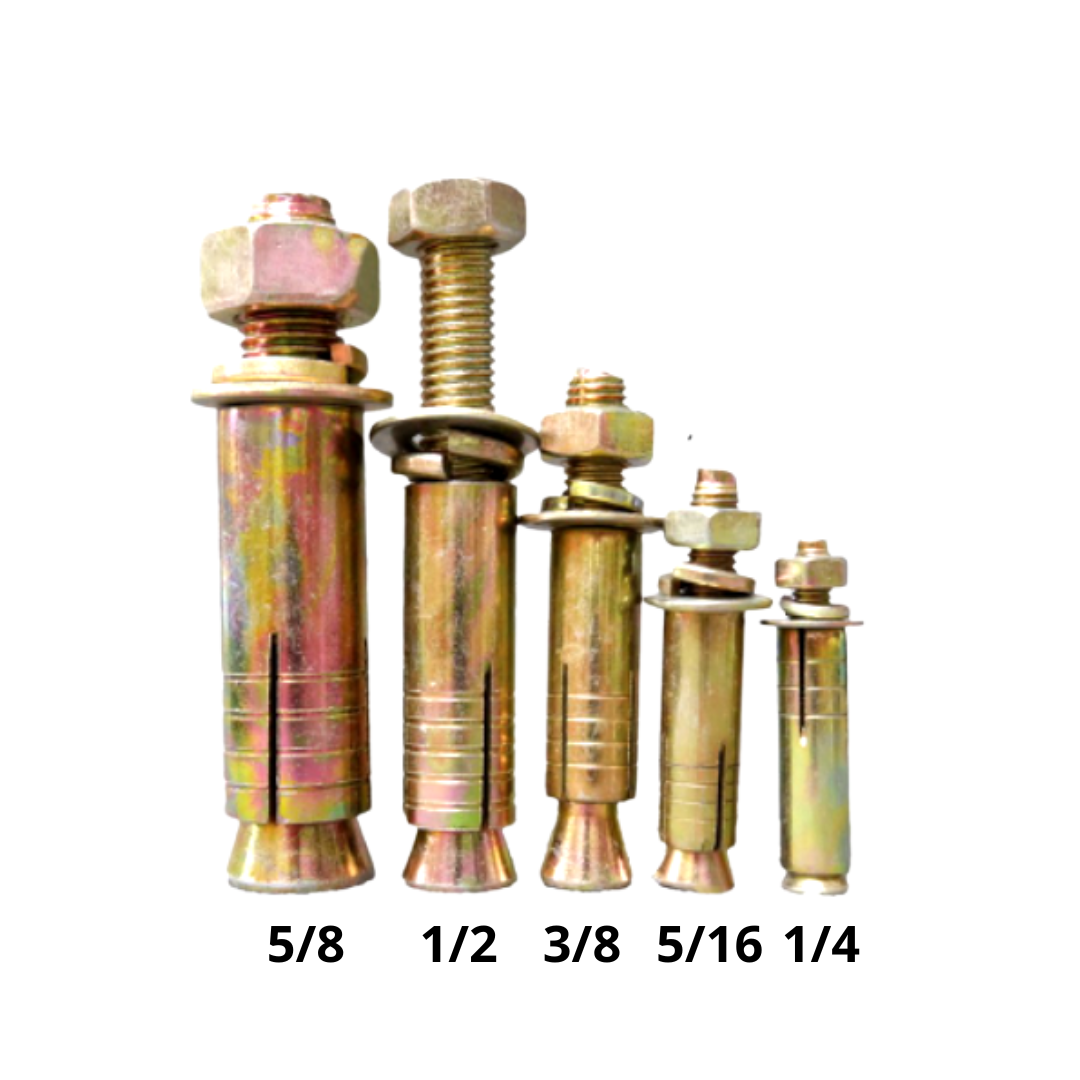 Dynabolt /Dyna Bolt/ Expansion Bolt/ Anchor Bolt 1/4" to 1/2" Lazada PH