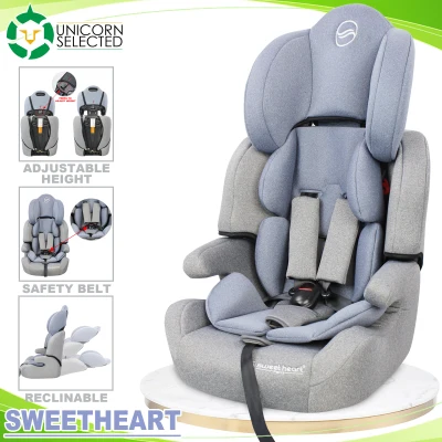 Unicorn Selected SweetHeart Baby Car Seat Elegant Designed Reclinable Adjustable Head Rest Travel Seat