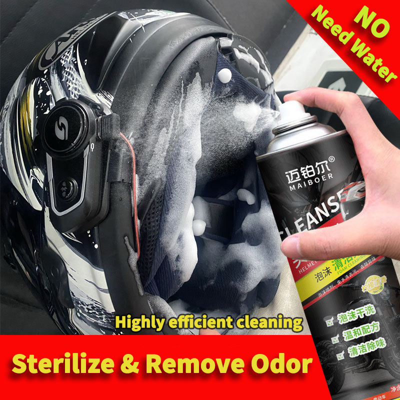 TAISAIBO Helmet Deodorizer Foam Spray Helmet Cleaner 320ml Helmet foam