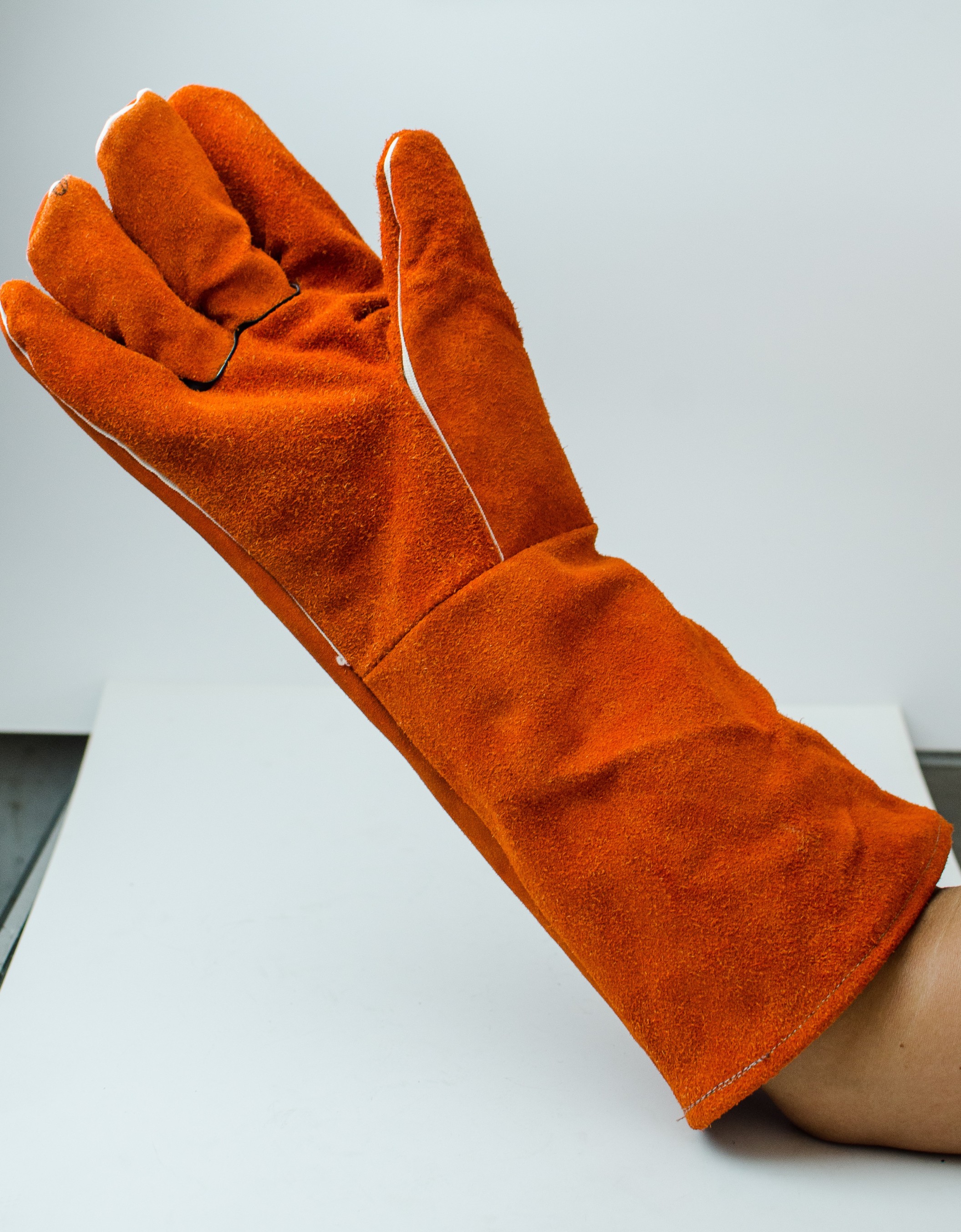 12 pairs 16" Long Welding Gloves REAL Cowhide Leather Lazada PH