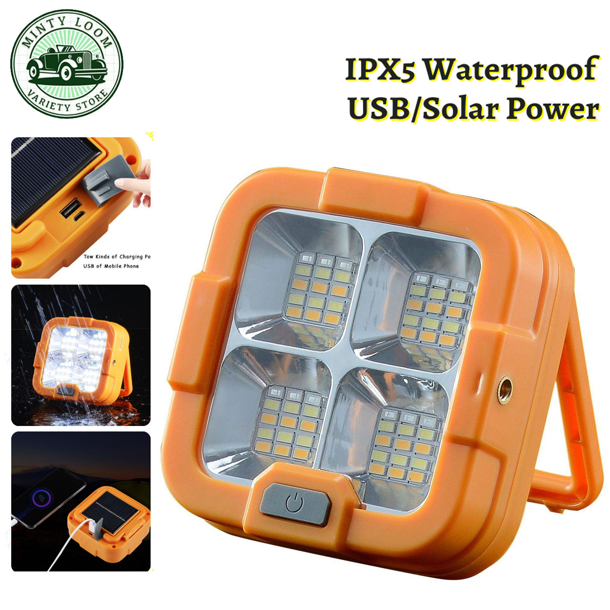 4Pack LED Flood Light Outdoor,250W LED Work Light 25500lm with 6FT US Plug,IP66 Waterproof
