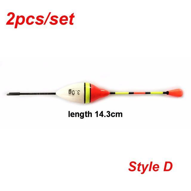 2PCS Outdoor Slip Drift Tube Assorted Sizes Mix Size Indicator Fishing Lure  Floats Bobbers Light Stick Floats