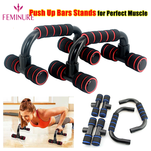 Perfect Muscle Push up Pushup Bars Stands Handles Aid Equipment Orange NEW 