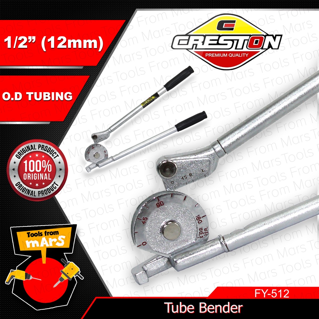 CRESTON Pipe Tube Bender 1/2" 12mm FY5212 •TOOLS FROM MARS• Lazada PH