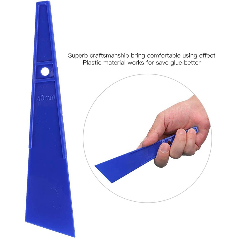 6Pcs Glue Tool Smear Plastic Glue Scraper Leather Scraping Spreaders
