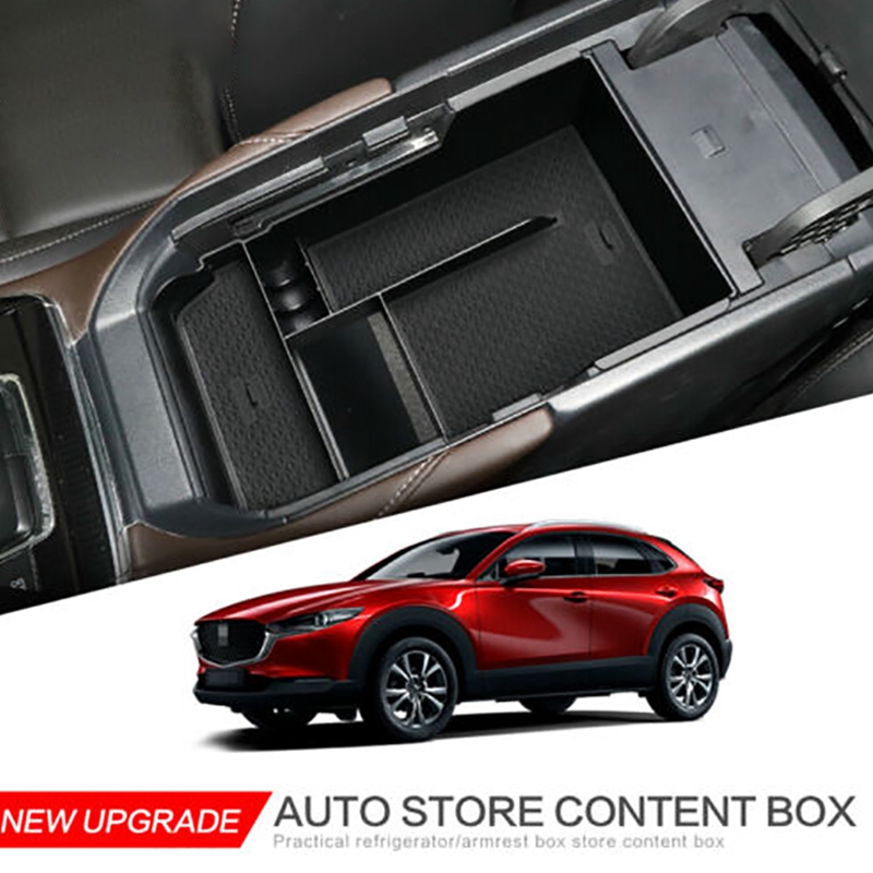 Car Central Control Armrest Box Storage Box for Mazda CX-30 2019 2020