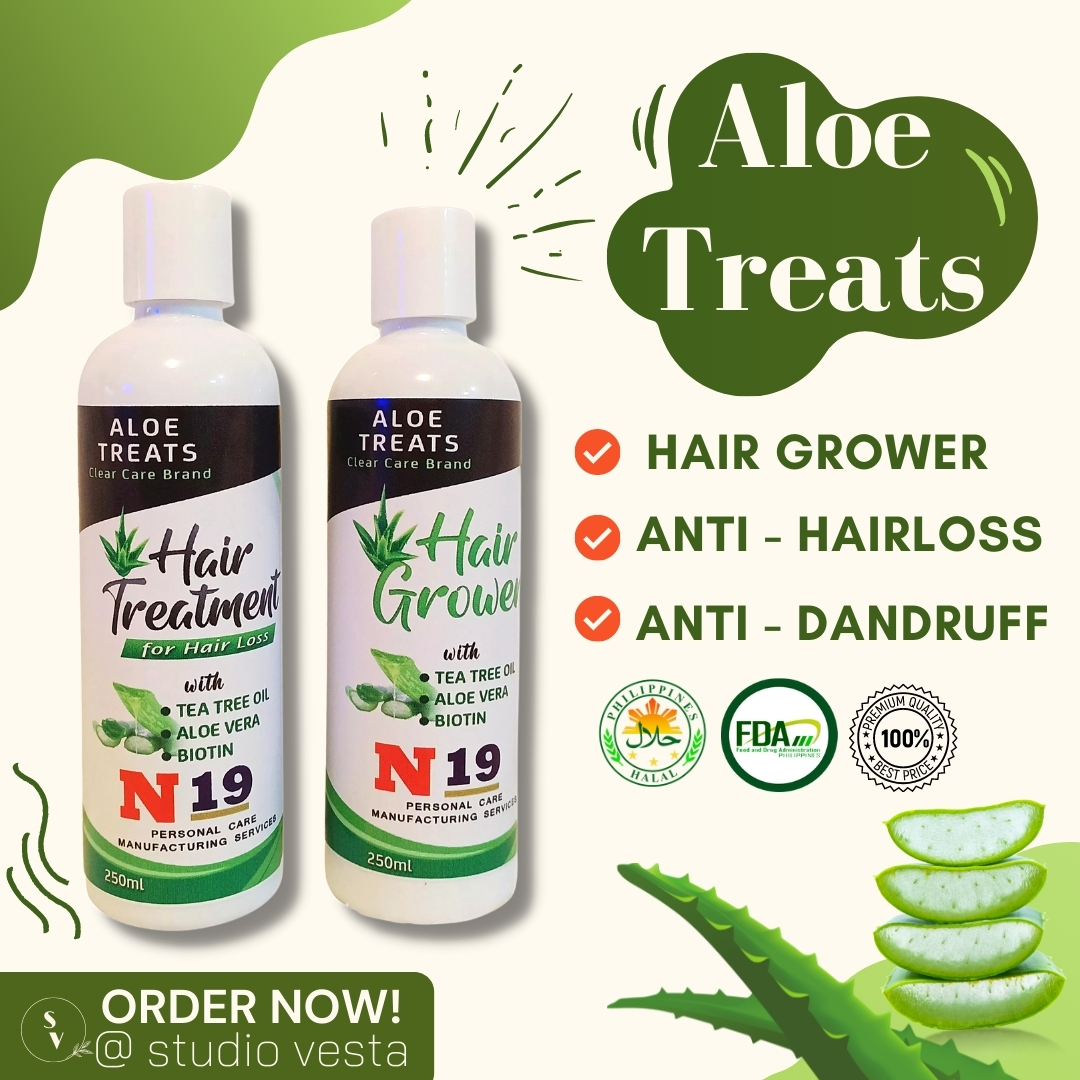 ALOE TREATS HAIR GROWER, Organic Shampoo, Hair Grower, Keratin, Anti