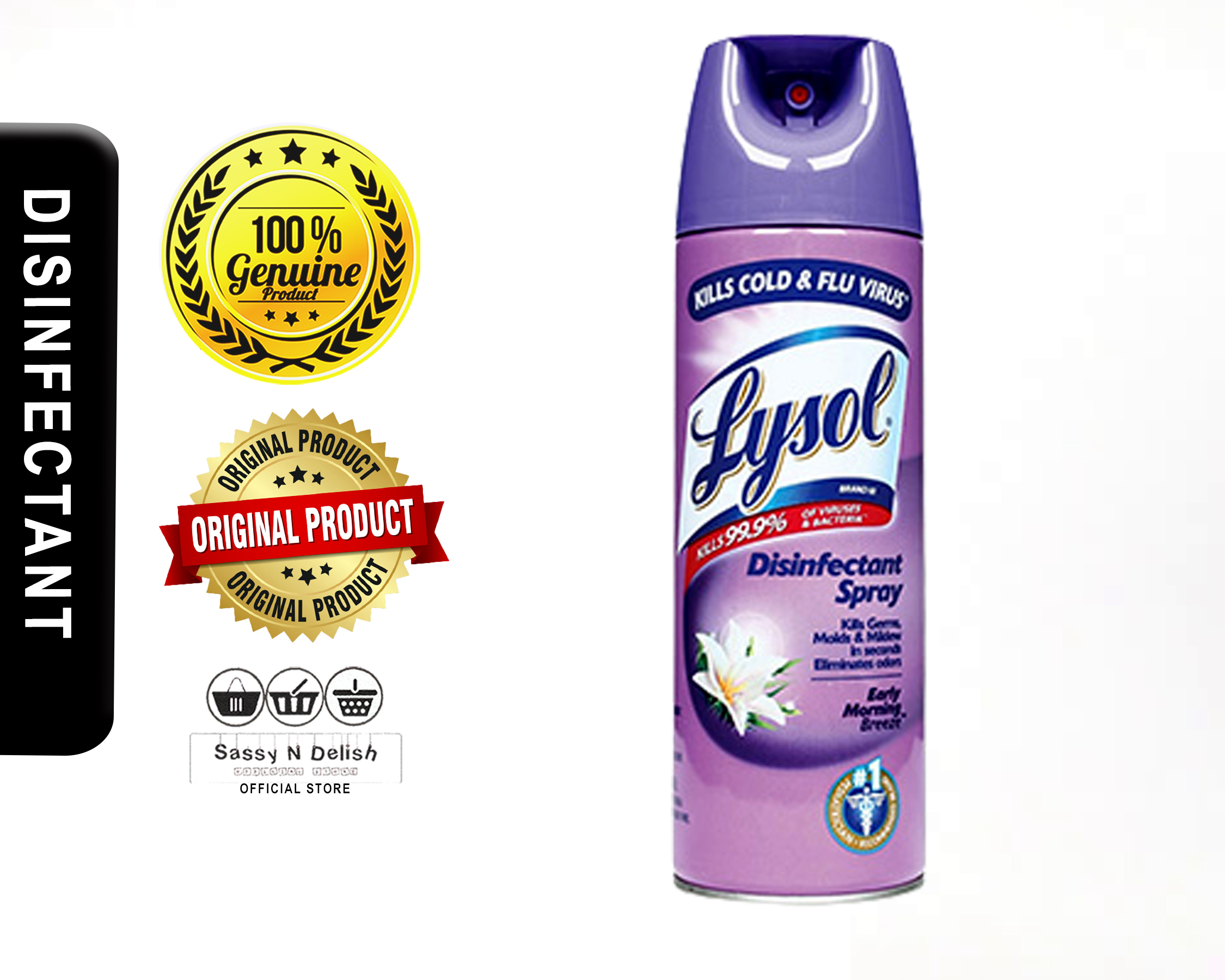 LYSOL DISINFECTANT SPRAY EARLY MORNING BREEZE 170g Lazada PH