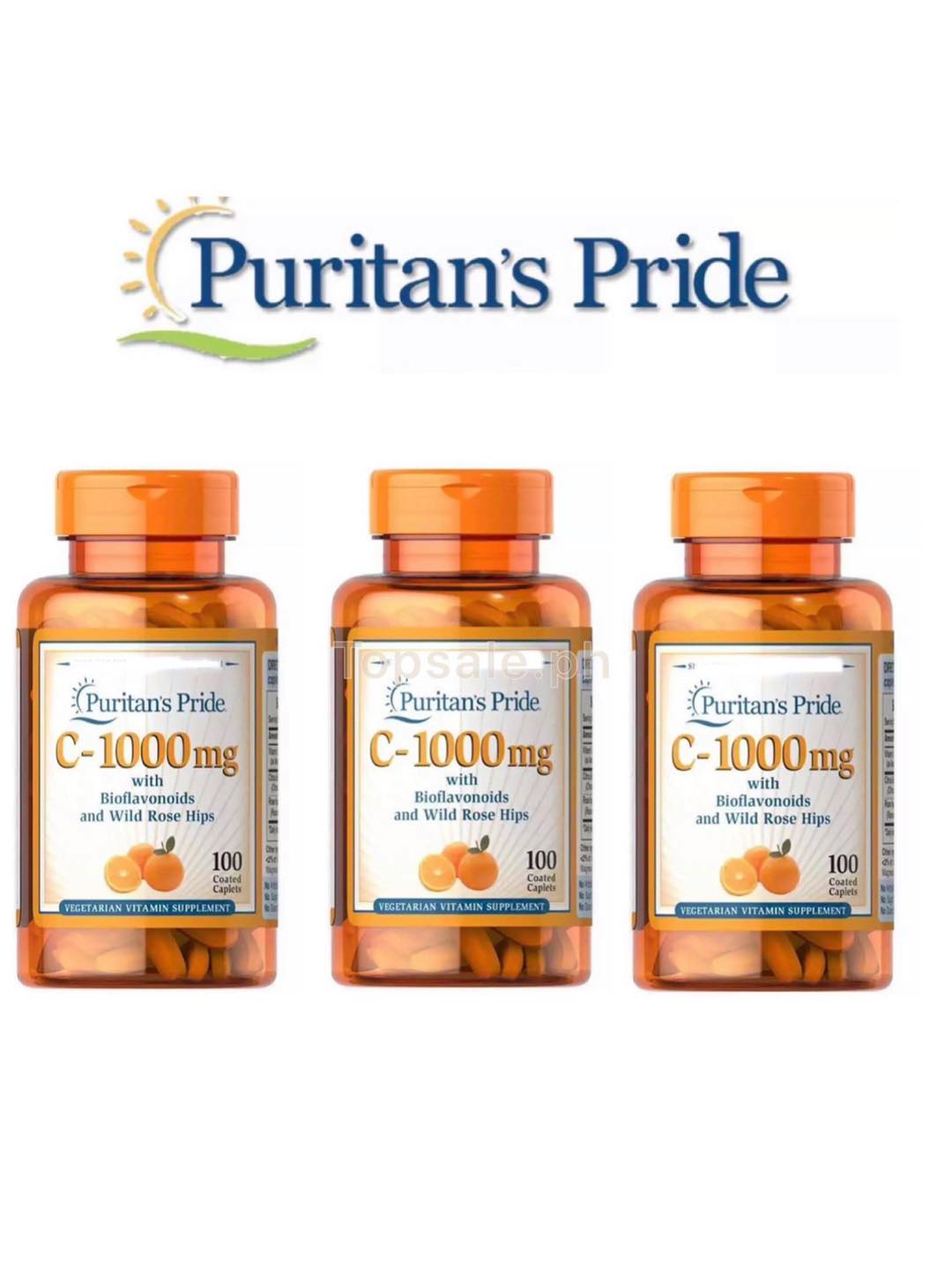 Set Of 3 Original Puritans Pride Vitamin C Citrus Bioflavanoids Rose Hips 1000mg 100 Tablets Lazada Ph