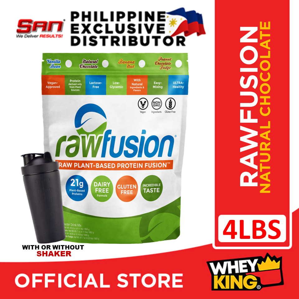 SAN Rawfusion Raw Plant-based Protein Fusion | 4lbs | Lazada PH