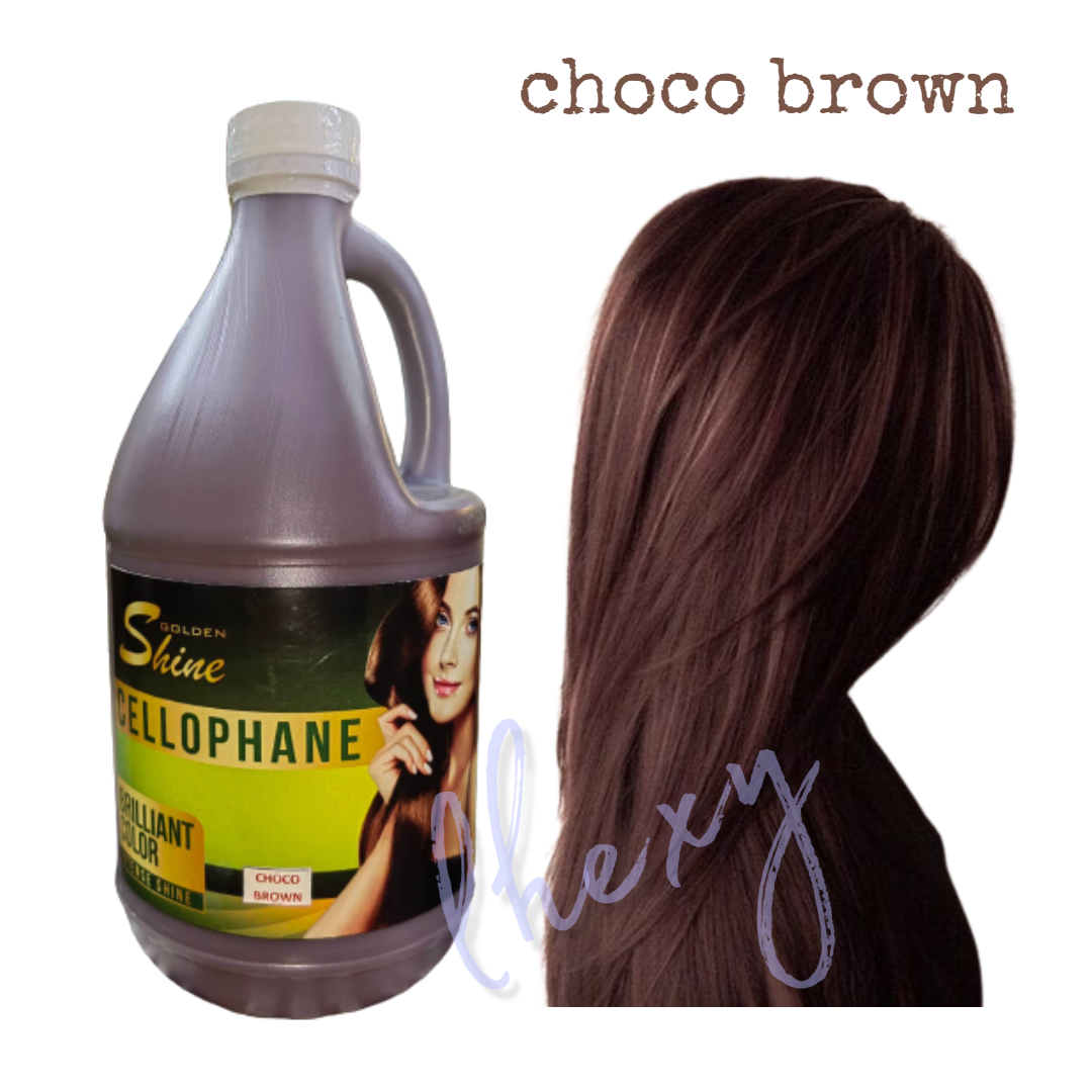 GS CELLOPHANE HAIR TREATMENT COLOR CHOCO BROWN HALF GALLON