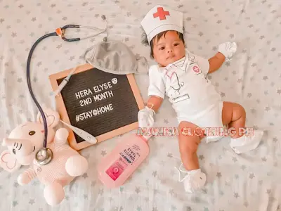 Nurse Custome Baby Onesie