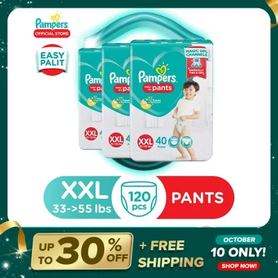 Pampers Baby Dry Diaper Pants Extra Extra Large 40 x 3 packs (120 diapers)