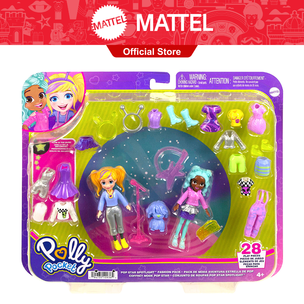 POLLY POCKET GO TINY! SET DE JEU CRÈME AVEC POLLY POP