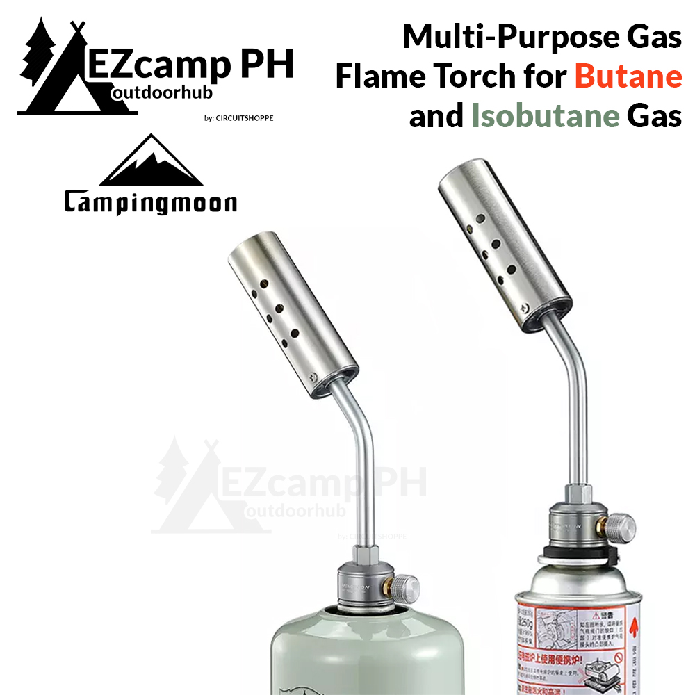 CAMPINGMOON MultiPurpose Flame Torch for Butane Canister or Isobutane
