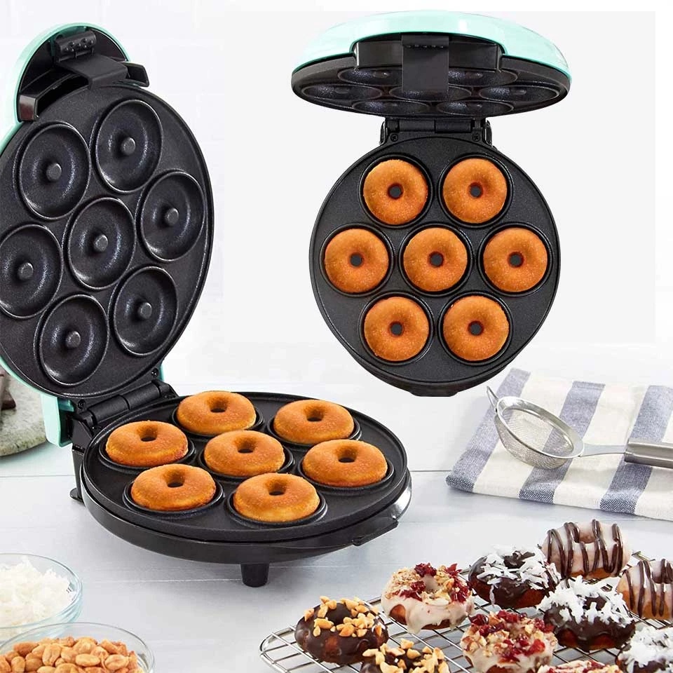 XCC 7 Holes express mini electric donut maker machine for Kid