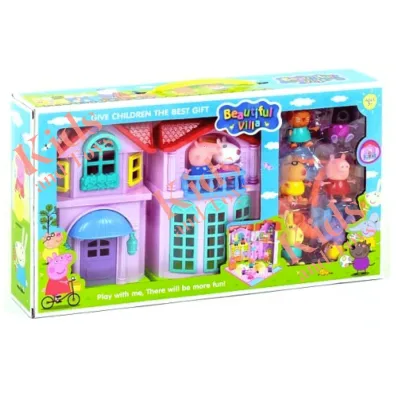 Beautiful Villa Doll House Peppa Pig Castle and Friends Kids Gift Ideas Castle