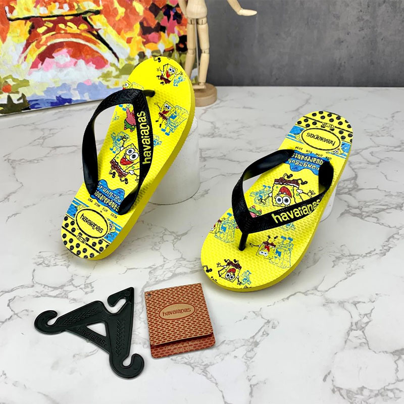 2023 Havaianas New Kids Flip Flops Young Fashion Slippers（30