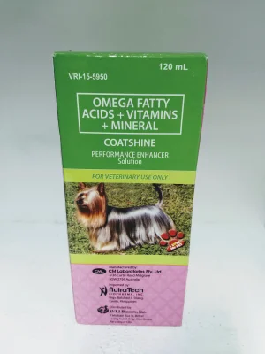 Omega Fatty Acids + Vitamins & Mineral COATSHINE 120ml