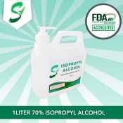 Horaios S 70% Isopropyl Alcohol 1 Liter  - FDA Approved