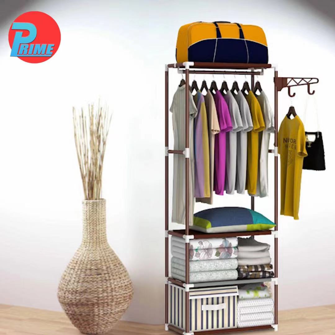 PRIME Coat Rack Creative Simple Coat Rack Bedroom wardrobe Lazada PH