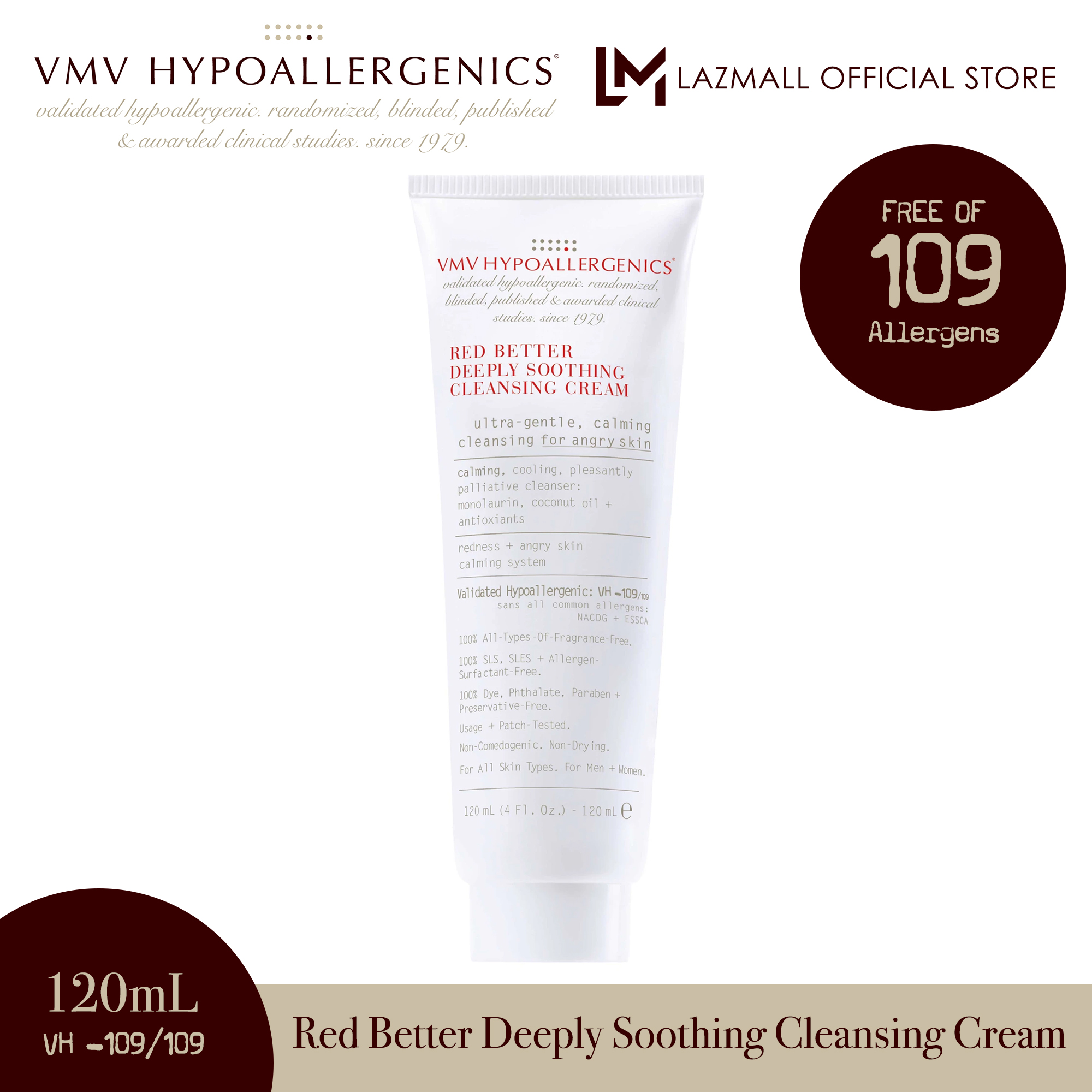 vmv hypoallergenics red better daily calming moisturizer