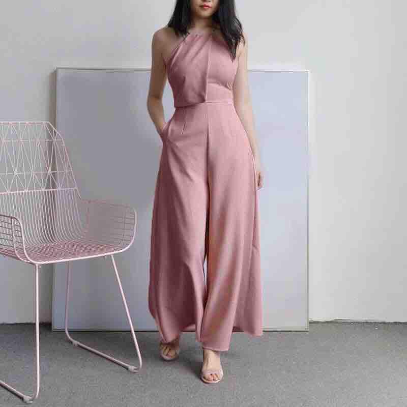 pastel colour jumpsuit