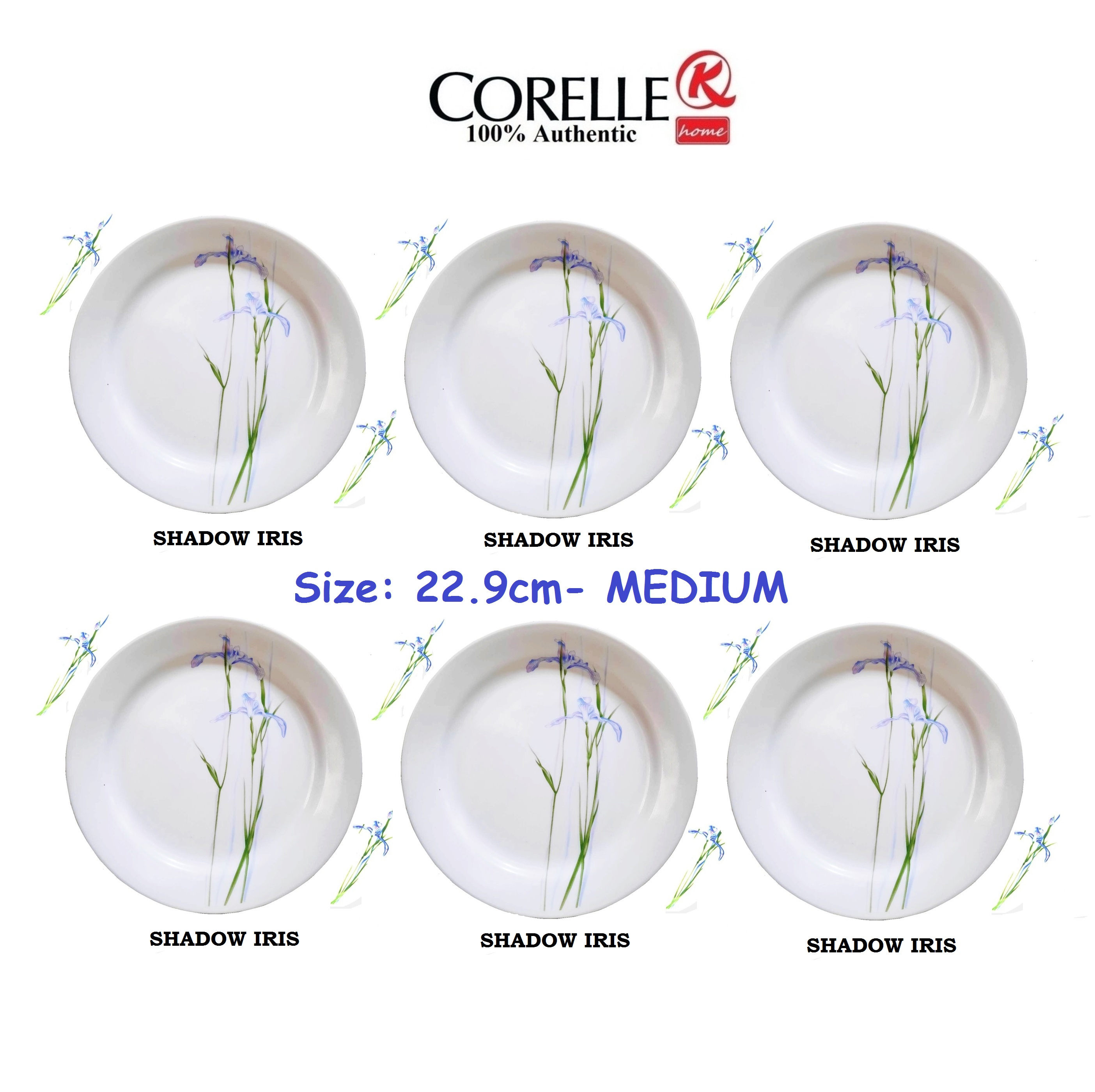 CORELLE Luncheon Plate 22.9cm 6pcs. Lazada PH