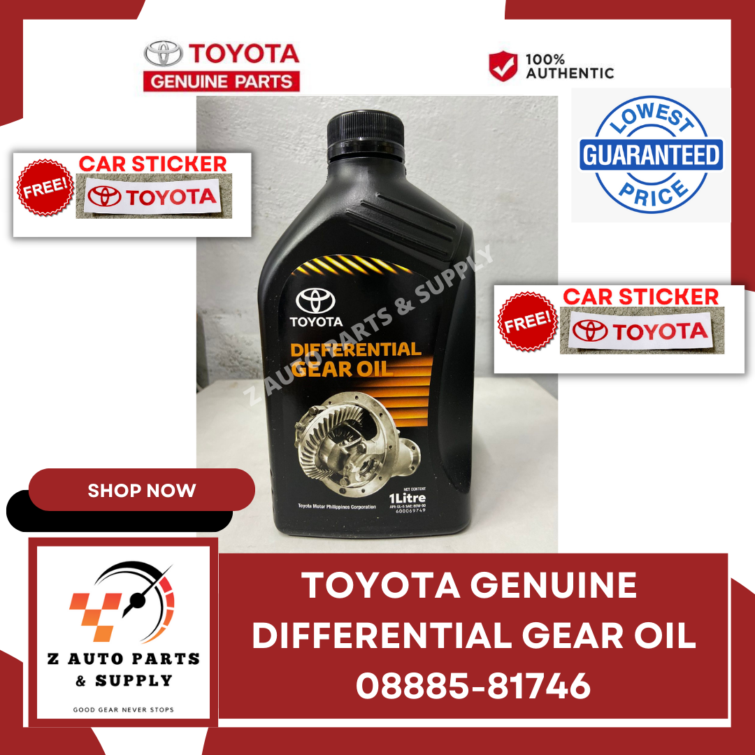 DIFFERENTIAL GEAR OIL API GL-5 SAE 85W-90 1L 08885-81746 TOYOTA GENUINE ...