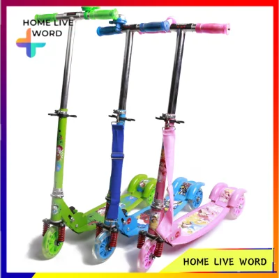 HLW Ride-On Push Scooter for Kids